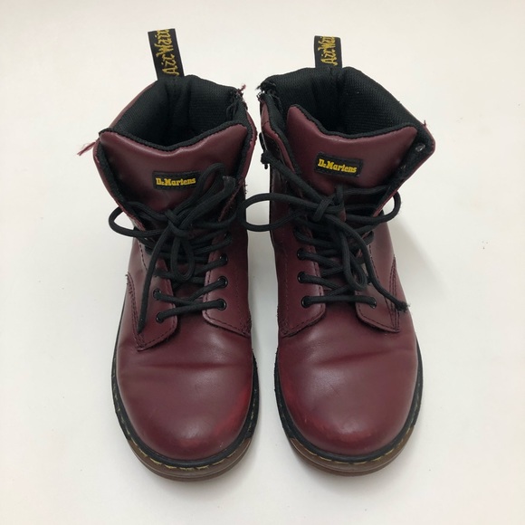 Dr. Martens Shoes - Dr Martens 1460 Smooth Cherry Red  Women’s Boots